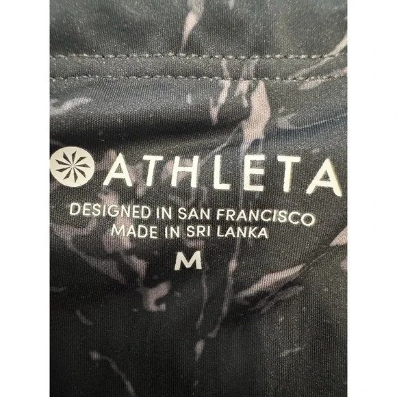 Athleta Leggings Women's Medium Zipper Pocket - Picture 2 of 7